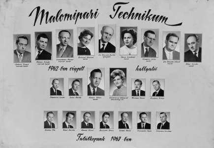 MALOMIPARI TECHNIKUM 1962-ben VÉGZETT HALLGATÓI